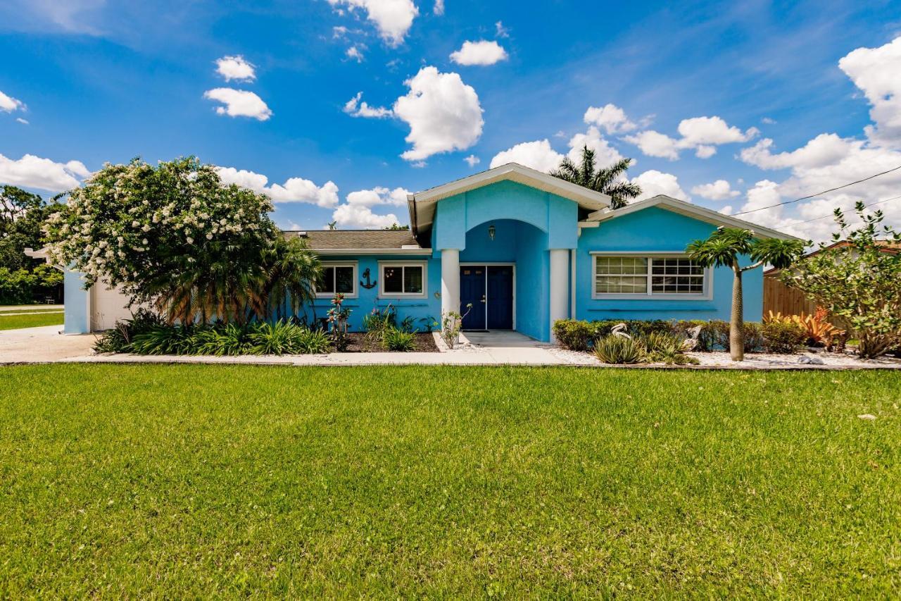 New! Dock Canal Family Home W/Pool & Gulf Access! North Fort Myers Buitenkant foto